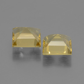 Golden Beryl Gemstone in 7 x 7 mm (calibrated) Size for Sale, Golden Beryl Stone in Yellow Golden Color