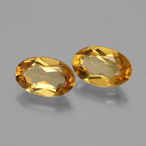 4.35 ct Gold Golden Beryl Stone, Natural Golden Beryl in Oval Facet Shape for Sale