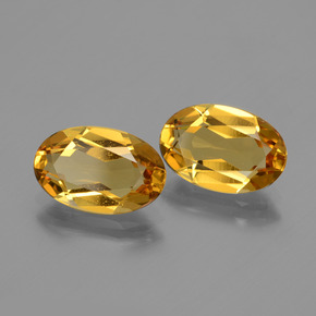 4.05 ctw Yellow Golden Beryl Gemstones, Golden Beryl Gems in Oval Facet Shape for Sale.