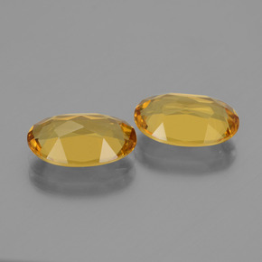 Golden Beryl Gemstones in 11.1 x 7.1 mm Size for Sale, Golden Beryl Stones in Yellow Golden Color