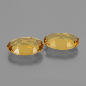 Golden Beryl Gemstone in 11.1 x 7.1 mm Size for Sale, Golden Beryl Stone in Yellow Golden Color