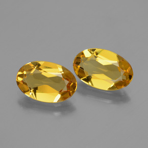 3.72 ct Gold Golden Beryl Gemstone, Golden Beryl Gem in Oval Facet Shape for Sale.