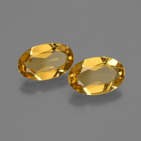 3.57 ct Gold Golden Beryl Gemstone, Golden Beryl Gem in Oval Facet Shape for Sale.