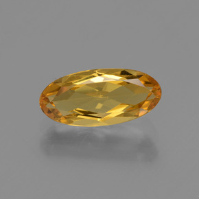 1.30 ct Gold Golden Beryl Gemstone, Golden Beryl Gem in Oval Facet Shape for Sale.