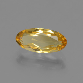 1.25 ct Gold Golden Beryl Stone, Natural Golden Beryl in Oval Facet Shape for Sale