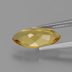 Golden Beryl Gemstone in 12 x 6 mm (calibrated) Size for Sale, Golden Beryl Stone in Yellow Golden Color