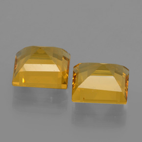 Golden Beryl Gemstones in 7 x 7 mm (calibrated) Size for Sale, Golden Beryl Stones in Yellow Golden Color