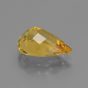 Golden Beryl Gemstone in 11.2 x 8.2 mm Size for Sale, Golden Beryl Stone in Yellow Golden Color