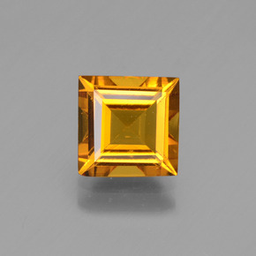 1.41 ct Gold Golden Beryl Gemstone, Golden Beryl Gem in Square Facet Shape for Sale.
