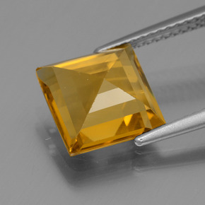 Golden Beryl Gemstone in 9 x 9 mm (calibrated) Size for Sale, Golden Beryl Stone in Yellow Golden Color