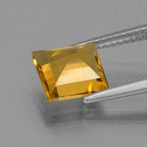 Golden Beryl Gemstone in 8 x 8 mm (calibrated) Size for Sale, Golden Beryl Stone in Yellow Golden Color