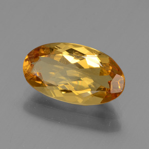 1.74 ct Yellow Golden Beryl Stone, Natural Golden Beryl in Oval Facet Shape for Sale