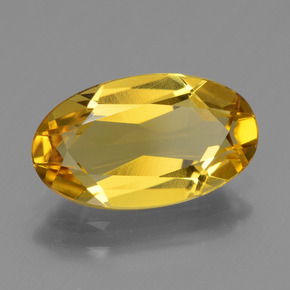 2.20 ct Yellow Golden Beryl Gemstone, Golden Beryl Gem in Oval Facet Shape for Sale.
