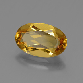 2.22 ct Gold Golden Beryl Stone, Natural Golden Beryl in Oval Facet Shape for Sale