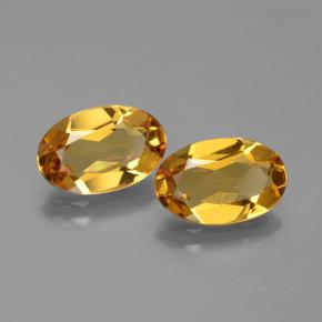 3.67 ctw Golden Golden Beryl Gemstones, Golden Beryl Gems in Oval Facet Shape for Sale.