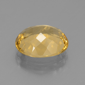Golden Beryl Gemstone in 11 x 9 mm (calibrated) Size for Sale, Golden Beryl Stone in Yellow Golden Color