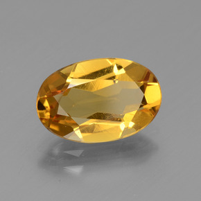 2.18 ct Yellow Golden Beryl Gemstone, Golden Beryl Gem in Oval Facet Shape for Sale.