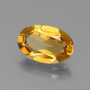 2.18 ct Yellow Golden Beryl Stone, Natural Golden Beryl in Oval Facet Shape for Sale