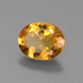 1.93 ct Gold Golden Beryl Stone, Natural Golden Beryl in Oval Facet Shape for Sale