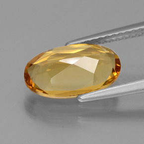 Golden Beryl Gemstone in 12.1 x 7.1 mm Size for Sale, Golden Beryl Stone in Yellow Golden Color