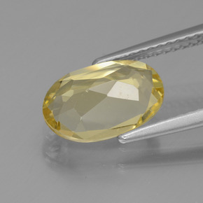 Golden Beryl Gemstone in 10.8 x 7.2 mm Size for Sale, Golden Beryl Stone in Yellow Golden Color