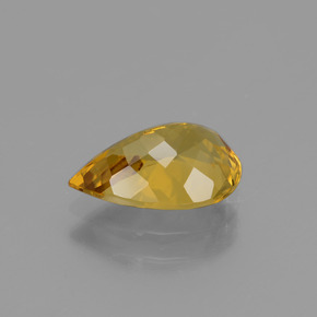 Golden Beryl Gemstone in 10 x 6.7 mm Size for Sale, Golden Beryl Stone in Yellow Golden Color