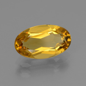 2.26 ct Orange Golden Beryl Stone, Natural Golden Beryl in Oval Facet Shape for Sale