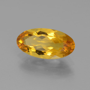 1.82 ct Yellow Golden Beryl Stone, Natural Golden Beryl in Oval Facet Shape for Sale