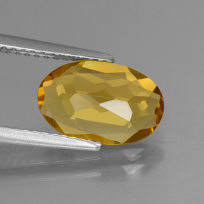 Golden Beryl Gemstone in 11.3 x 7.3 mm Size for Sale, Golden Beryl Stone in Yellow Golden Color