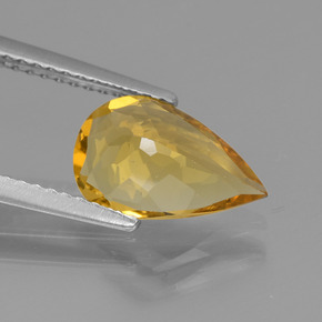 Golden Beryl Gemstone in 11.1 x 7 mm Size for Sale, Golden Beryl Stone in Yellow Golden Color