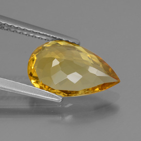 Golden Beryl Gemstone in 12 x 8 mm (calibrated) Size for Sale, Golden Beryl Stone in Yellow Golden Color