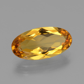 2.94 ct Gold Golden Beryl Stone, Natural Golden Beryl in Oval Facet Shape for Sale