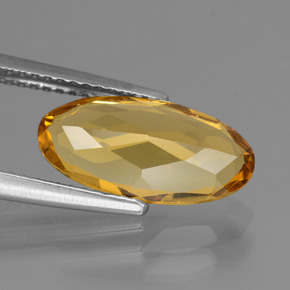 Golden Beryl Gemstone in 14.2 x 7.2 mm Size for Sale, Golden Beryl Stone in Yellow Golden Color