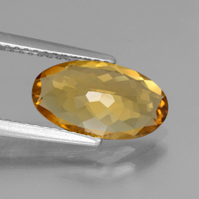 Golden Beryl Gemstone in 12.3 x 7 mm Size for Sale, Golden Beryl Stone in Yellow Golden Color