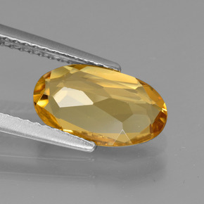 Golden Beryl Gemstone in 11.3 x 6.7 mm Size for Sale, Golden Beryl Stone in Yellow Golden Color