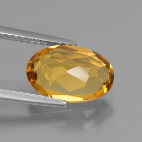 Golden Beryl Gemstone in 10.9 x 7.3 mm Size for Sale, Golden Beryl Stone in Yellow Golden Color