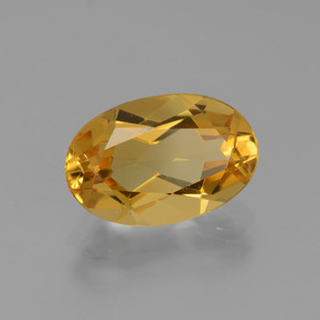 2.28 ct Gold Golden Beryl Stone, Natural Golden Beryl in Oval Facet Shape for Sale