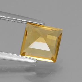 Golden Beryl Gemstone in 7 x 7 mm (calibrated) Size for Sale, Golden Beryl Stone in Yellow Golden Color