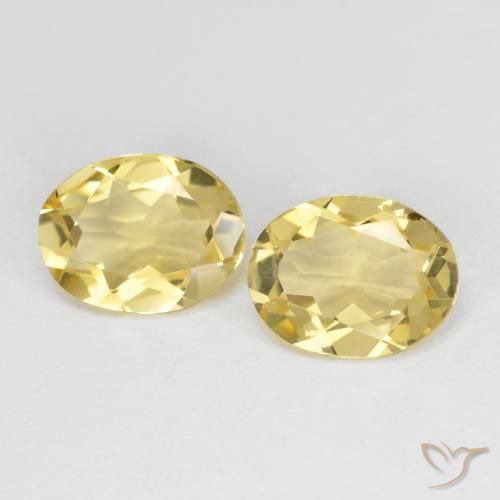 Berillo d'oro a taglio ovale da 2,98 ct, 9 x 7 mm dal Madagascar, Photo A