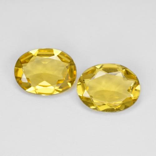 Deep Yellow Golden Beryl Gem - 1.2ct Oval Facet (ID: 574761)