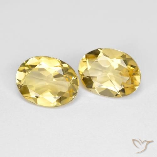 3.02 ct Oval Cut Golden Beryl, 8.9 x 6.7 mm From Madagascar, Photo A
