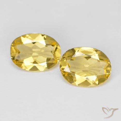 3.04 ct Oval Cut Golden Beryl, 9.1 x 7 mm From Madagascar, Photo A