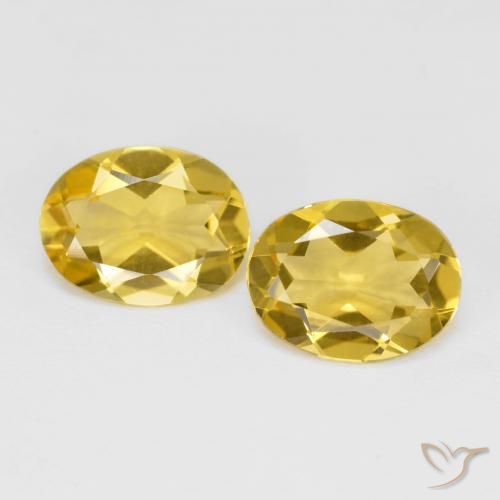 3.09 ct Oval Cut Golden Beryl, 9.1 x 6.9 mm From Madagascar, Photo A