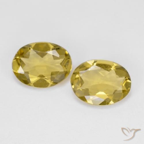 2.79 ct Oval Cut Golden Beryl, 9.2 x 6.9 mm From Madagascar, Photo A