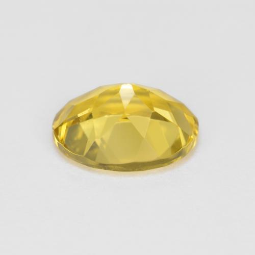 Golden Beryl Gemstone in 9.3 x 7.2 mm Size for Sale, Golden Beryl Stone in Honey Yellow Color