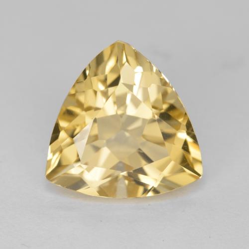 Dijon Yellow Золотой Берилл Камень - 4.4ct Огранка Триллион Фасетная (ID: 575407)