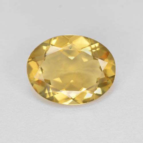 Rich Yellow 金绿柱石 Gem - 2.8ct 椭圆形切面 (ID: 575413)