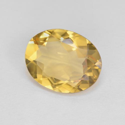 2.79 ct Yellow Golden Beryl Stone, Natural Golden Beryl in Oval Facet Shape for Sale