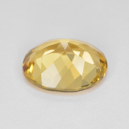 Golden Beryl Gemstone in 12 x 10 mm (calibrated) Size for Sale, Golden Beryl Stone in Royal Yellow Color