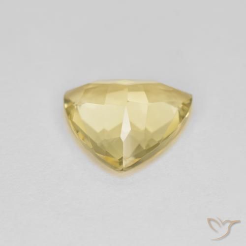 Golden Beryl Gemstone in 10.3 x 10.2 mm Size for Sale, Golden Beryl Stone in Light Gold Color